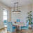 Avaleah 4 - Light Kitchen Island Tiered Pendant with Crystal Accents-893861336