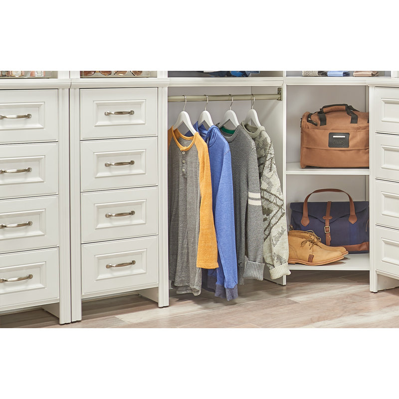 Ensemble de tiroirs en bois blanc Impressions pour la tour Impressions, H 8,7 po x l 13,39 po x P 13,23 po
