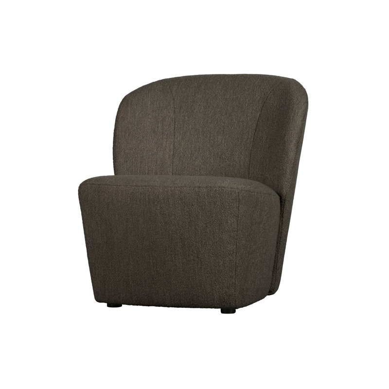 Tub chair, Bouclé Grey