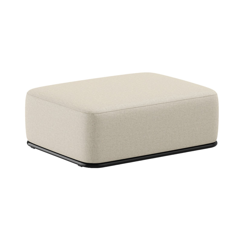 RAW POUF L, Dolce beige