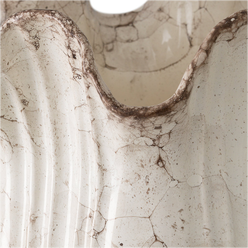 Vase Tulipa Ceramic, Gray