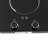 20'' Infrared Heating Induction Electric Cooktop with Dual Size Power Burner