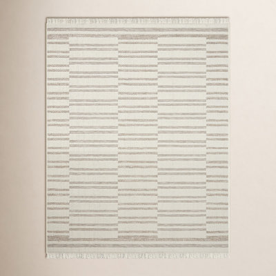 Amber Lewis x Loloi Malibu Brown Beige Geometric Rug
