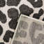 Tapis crème / noir à imprimé léopard Malaika-480122091
