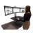 Thibaud Adjustable Height Steel Standing Desk Converter