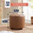 Crompton 18" Tufted Round Storage Ottoman-611655618
