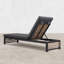 Chaise longue d'extérieur en teck Largo Pawni-997388008