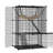 Large Cat Playpen and Cat Cage with Tunnel and Hammock