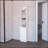 White Linen Cabinet With 1-Door-211515897