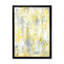 Grey And Yellow Modern Art - Modern & Contemporary Canvas Art Print-1440947336-1440947337
