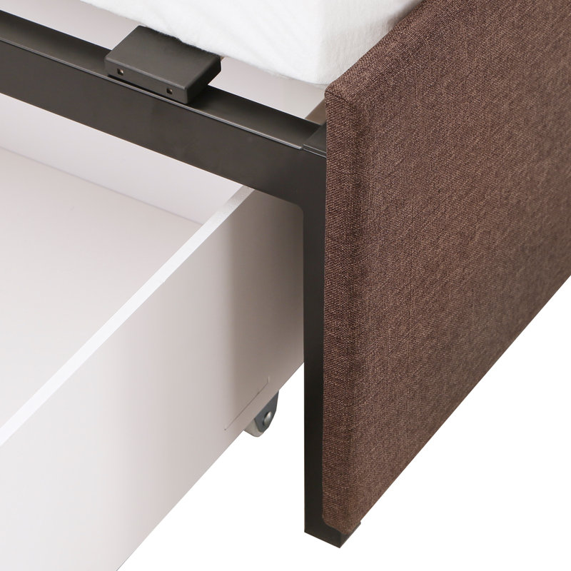 Cletus Upholstered Platform Storage Bed, King