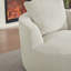 Fauteuil d'appoint pivotant à 360 ° compressible - siège moderne et confortable pour salon, bureau, appartement-1538572000