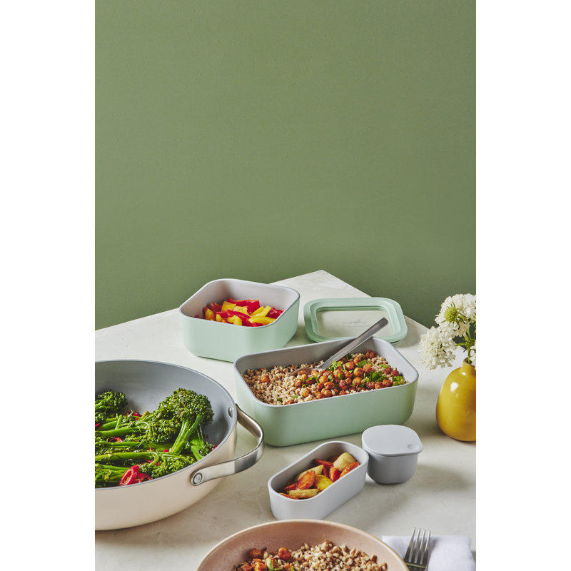 Caraway 14Pc Glass Food Storage Set, Mist