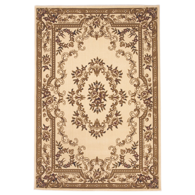 Tapis ivoire en polypropylène 7 pi x 10 pi, Rectangle 7 pi x 10 pi