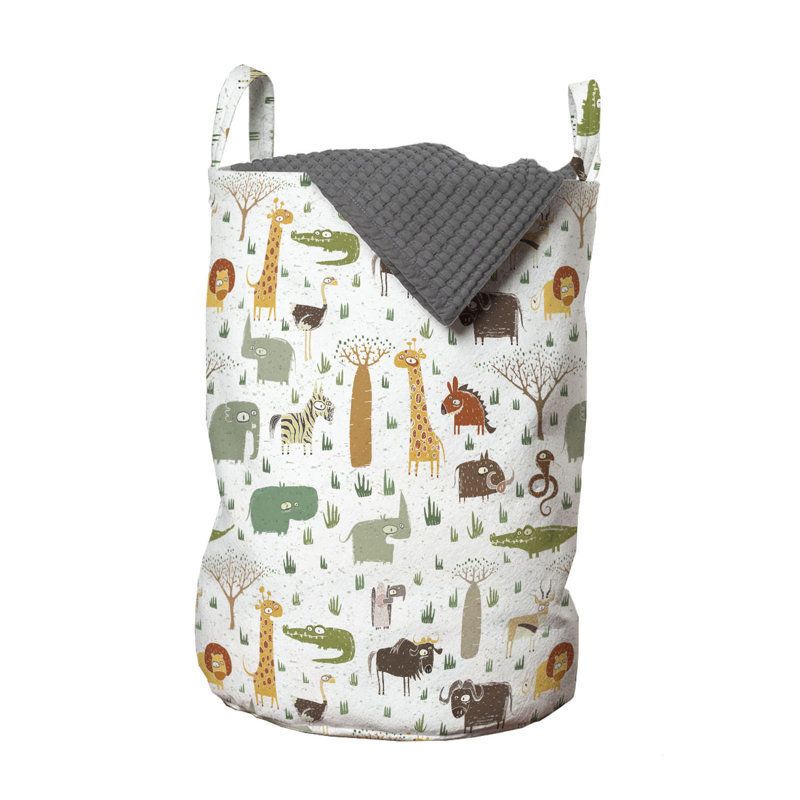 Fabric Laundry Bag with Handles