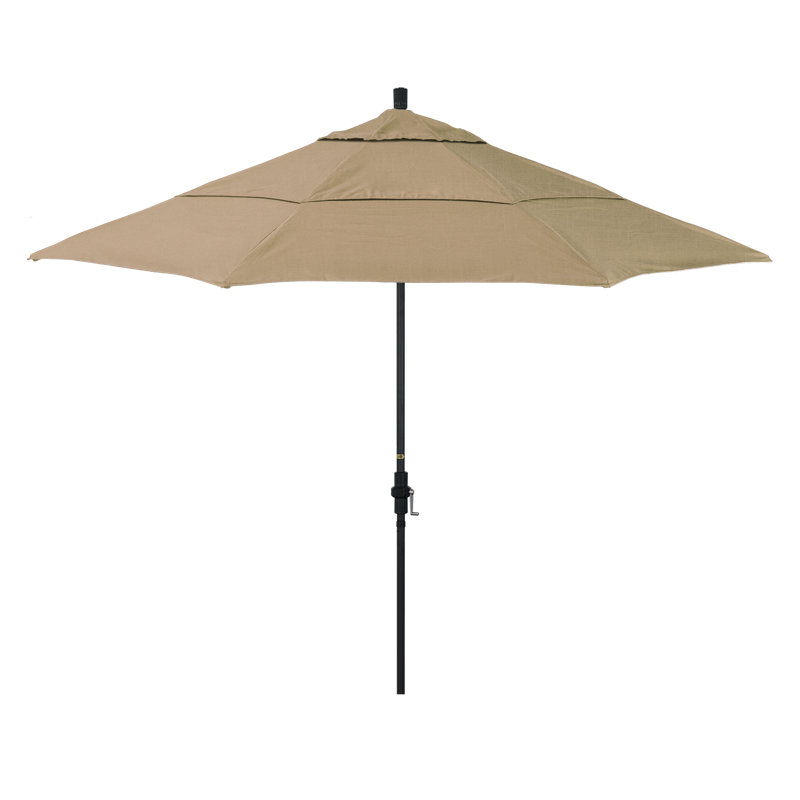 Parasol de marché Broadmeade octogonal Sunbrella, Toile Sunbrella® beige chiné