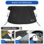 Housse de protection contre la neige pour voiture, housses imperméables Durable 600D Oxford avec rétroviseurs latéraux pour la plupart des véhicules
