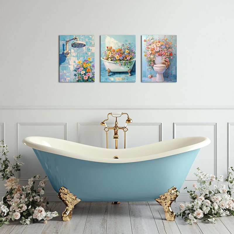 3 Piece Wrapped Canvas Wall Art
