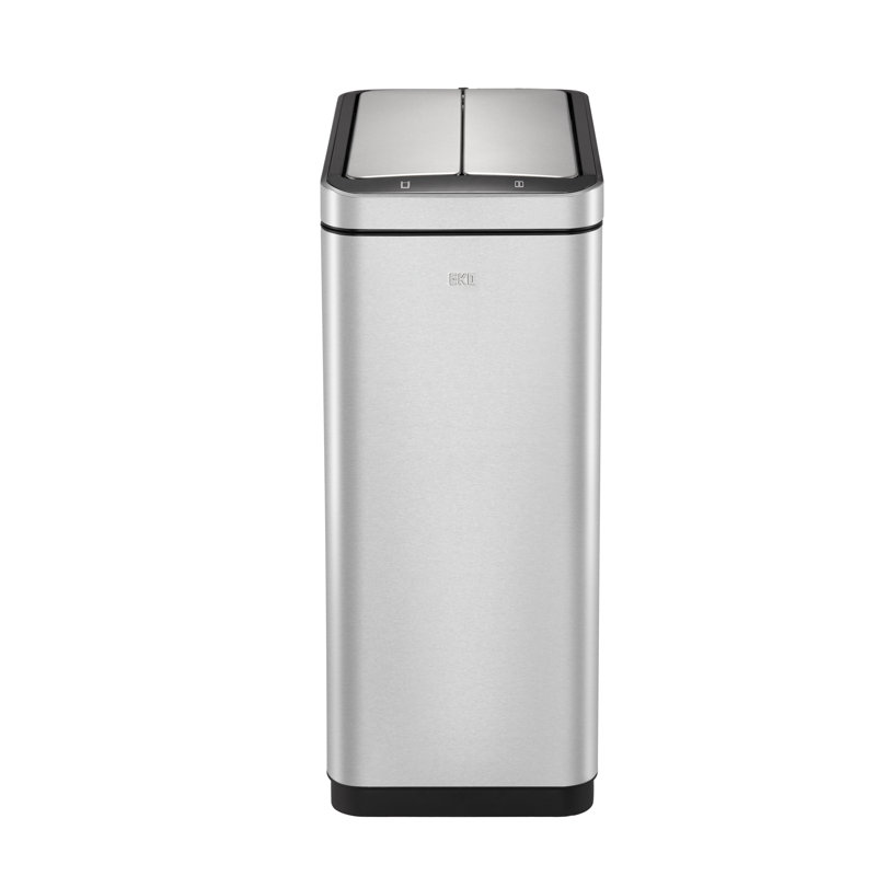 Deluxe Phantom Steel Motion Sensor Rubbish Bin, 40 L, 66cm H x 27cm W x 46cm D