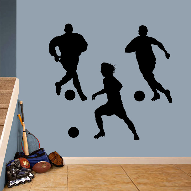 3 - Piece Wall Decal, Black