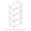 Bryd 47cm W Plastic Shelving Unit-1183719283