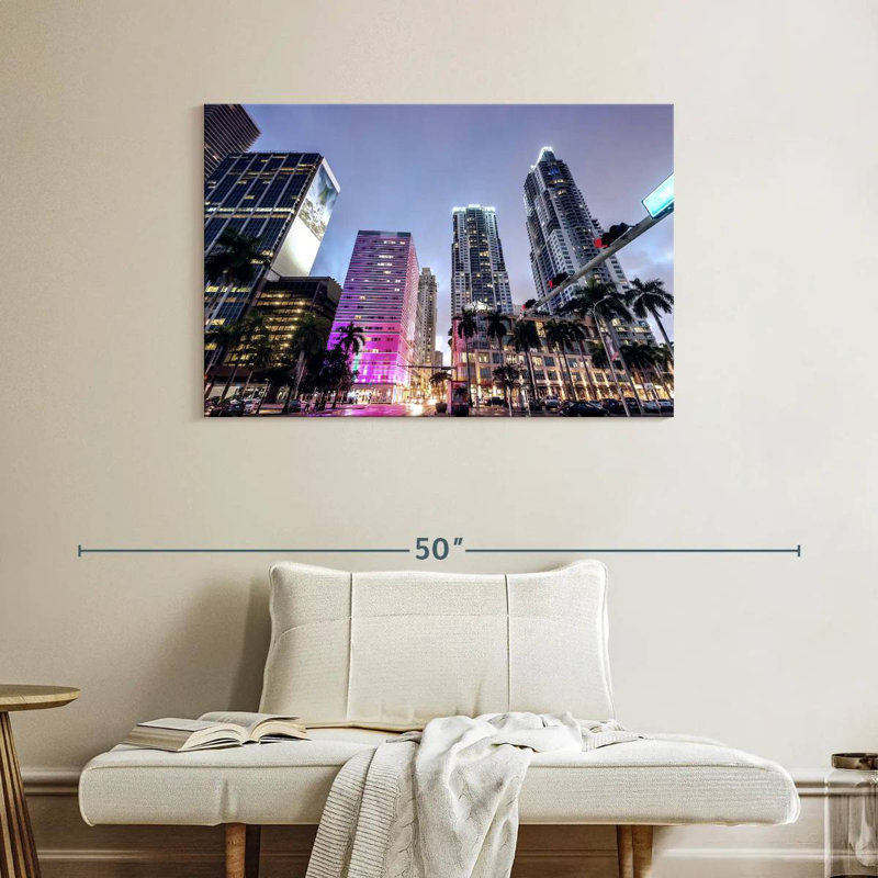 Sireci Miami Street Buildings, 26" H x 39" W