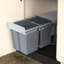 Millicent Metal Pull Out Tilt Out Trash Can - 40L