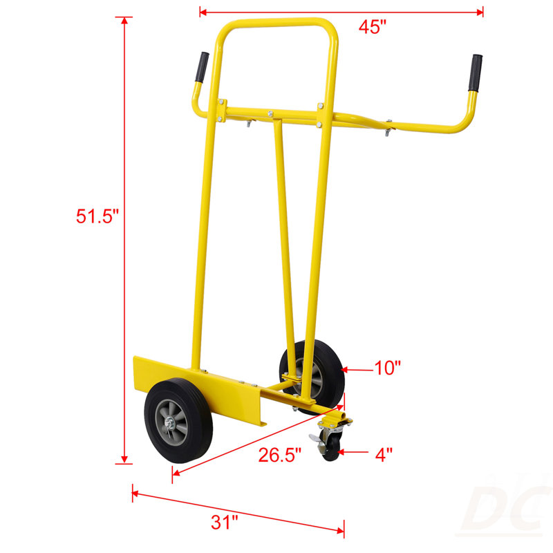 PANIER EN ACIER, chariot de service pour cloison sèche et chariot de service 750 lb
