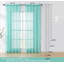 Paire de rideaux semi-transparents en polyester Calesha