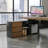 Tan+Black Rectangular Solid Wood+Iron desks-108304472-108304474