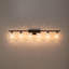 Luminaire de salle de bain à 6 lumières en acier à intensité variable Vernice-886607368