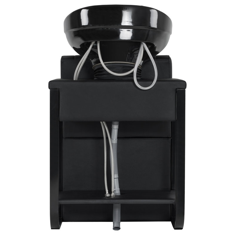 Backwash Shampoo Chair with Ceramic Hair Wash Bowl for Salon
