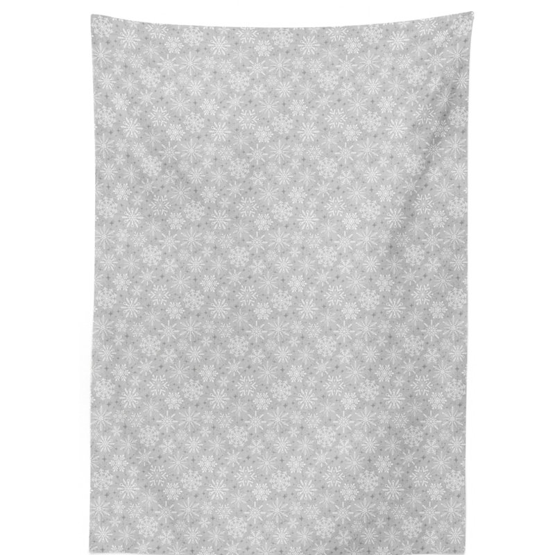 Geometric Christmas Tablecloth, 70" L x 52" W