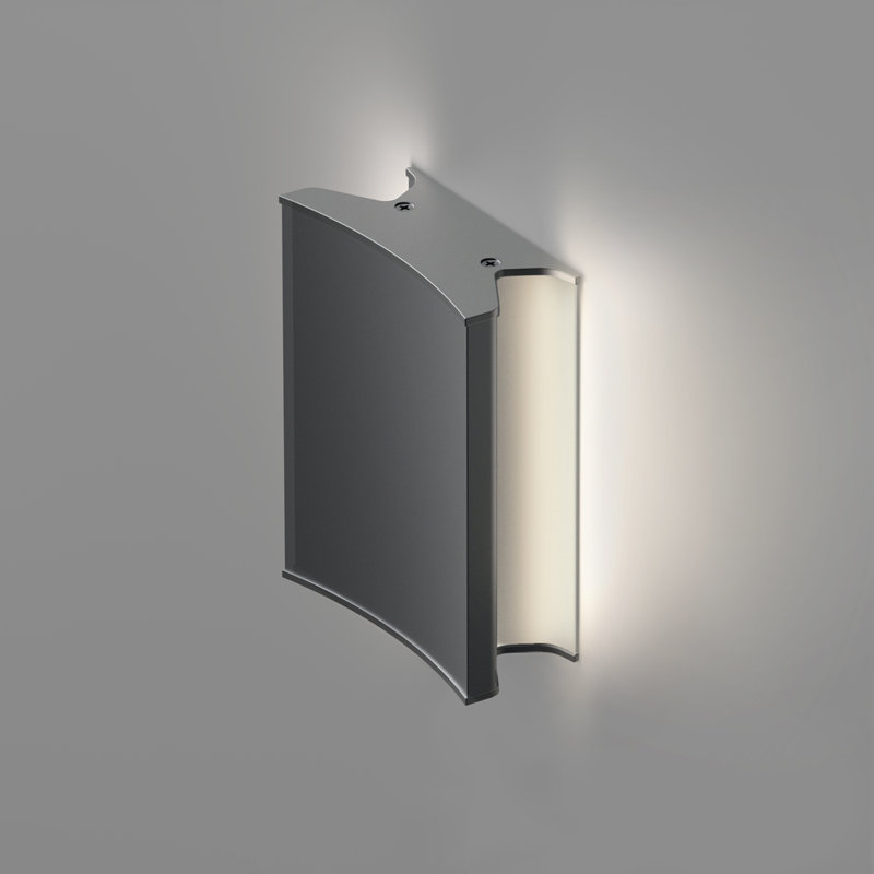 Lineacurve Mini Dual 12W LED Dimmable Black Ceiling/Wall Light