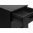 Modern Rolling File Cabinet with Storage Drawers and Printer Stand, Perfect for Contemporary Office Spaces.