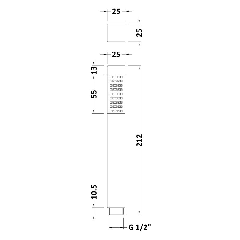 Full/Standard Handheld Shower Head