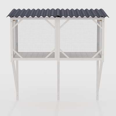 Cat Window - 43.3" Enclosure For Large Indoor Cats, And Fits Most Windows, Classic Style All Weather Cage With 3 Sided View, Roomy Cats To Play Rest