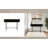 Hokku Designs Ribbed Natural Mango Wood And Metal Cabinet, 45X30