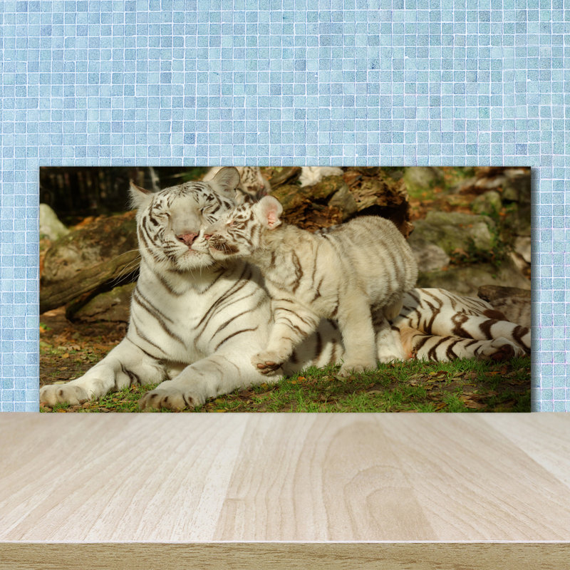 Lucrezio 50cm W x 100cm L Glass Peel and Stick Panel