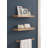 Rohan Modern Two-Piece Floating Wall Shelf Set for Bathroom