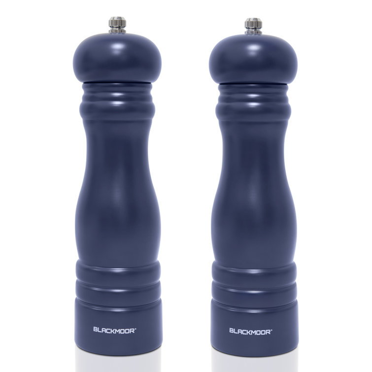 Wood No Power Source Required / Manual Salt & Pepper Mill Set