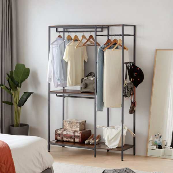 17 Stories Fontevraud Freestanding Closet Organizer Small Clothes