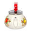 Enameled Kettle 2.3-Qt. Apples Country Style Traditional Enamel