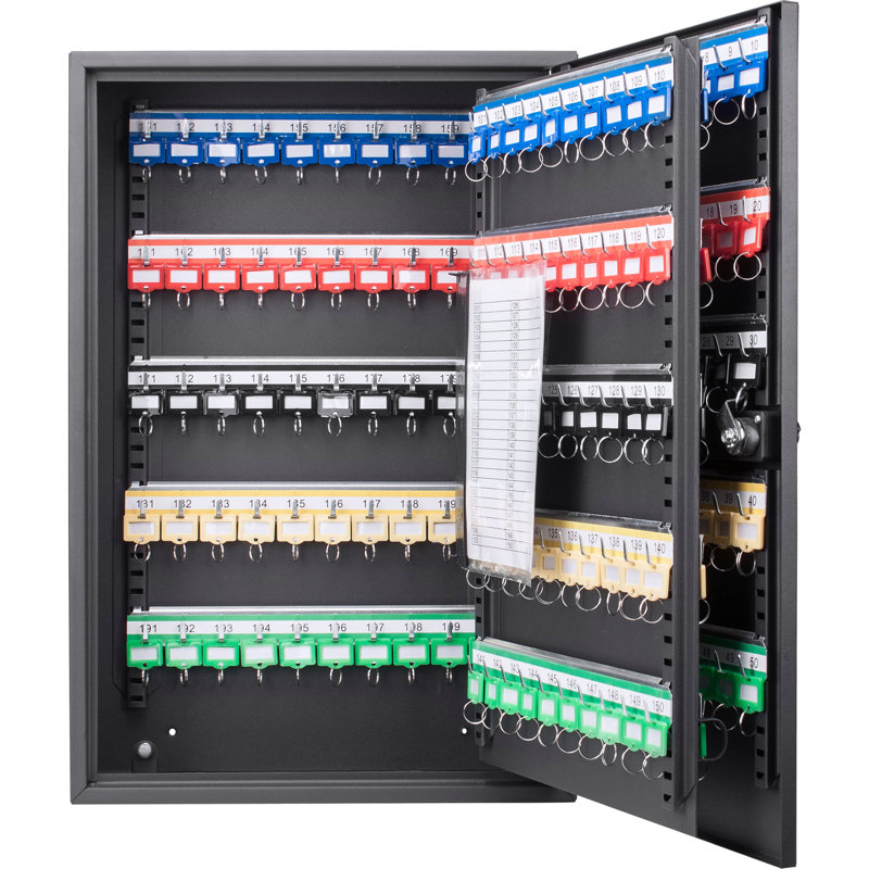 Multi Functional Safe, Dark Gray, 21.75" H x 5.5" W x 14.75" D