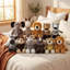 Ensemble de poupées peluches de collection Durable Safari