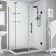 Bromley GS Frameless 38.38" x 72" Rectangle Hinged Shower Enclosure