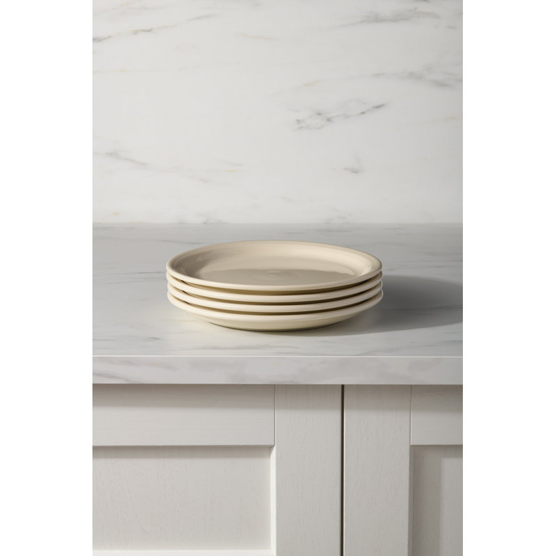 Ensemble de 4 assiettes à dîner Linen Bistro, 4 pièces