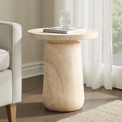 Watterson Andrea Modern Concrete Top End Table