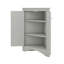 Armoire de rangement triangulaire pour salle de bain avec tablettes réglables, modèle de plancher autoportant idéal pour la cuisine à domicile-920079259