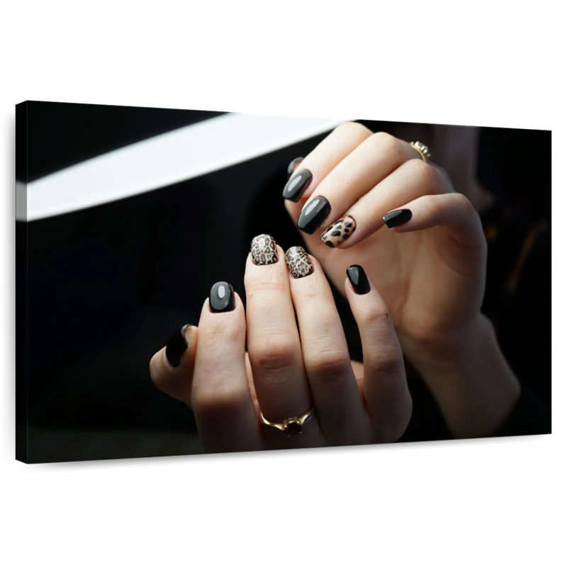 Shuttleworth Animal Print Nails, 30" H x 45" W